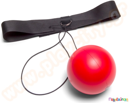 Μπάλα Γυμναστικής για την εξάσκηση των αντανακλαστικών σε κόκκινο χρώμα, δένεται στο κεφάλι.
