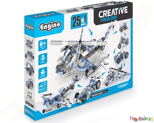 Παιχνίδι Κατασκευών Creative Builder Κατασκευή αεροπλάνων (25 μοντέλα)