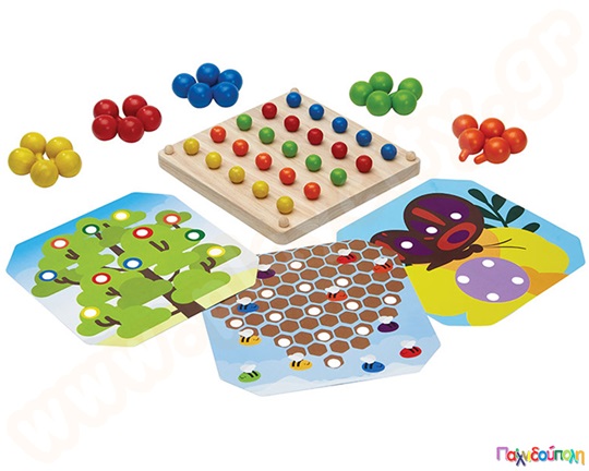 Εκπαιδευτικό Παιχνίδι Δημιουργικός πίνακας (χρώματα-αρίθμηση) Plan Toys